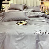 Комплект якісної постільної білизни із сатину Полуторний розмір 150*220 см, фото 2