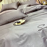 Комплект якісної постільної білизни із сатину Полуторний розмір 150*220 см, фото 4