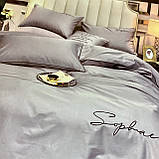 Комплект якісної постільної білизни із сатину Полуторний розмір 150*220 см, фото 7