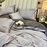 Комплект якісної постільної білизни із сатину Полуторний розмір 150*220 см, фото 8