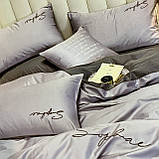 Комплект якісної постільної білизни із сатину Полуторний розмір 150*220 см, фото 6