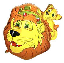 Фольгированный шар мини-фигура Король лев 32х26см Flexmetal