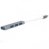 Usb Hub Adapter Type-C to USB на 4 порти для MacBook ЮСБ Концентратор Хаб для макбук Pro Air Перехідник, фото 11
