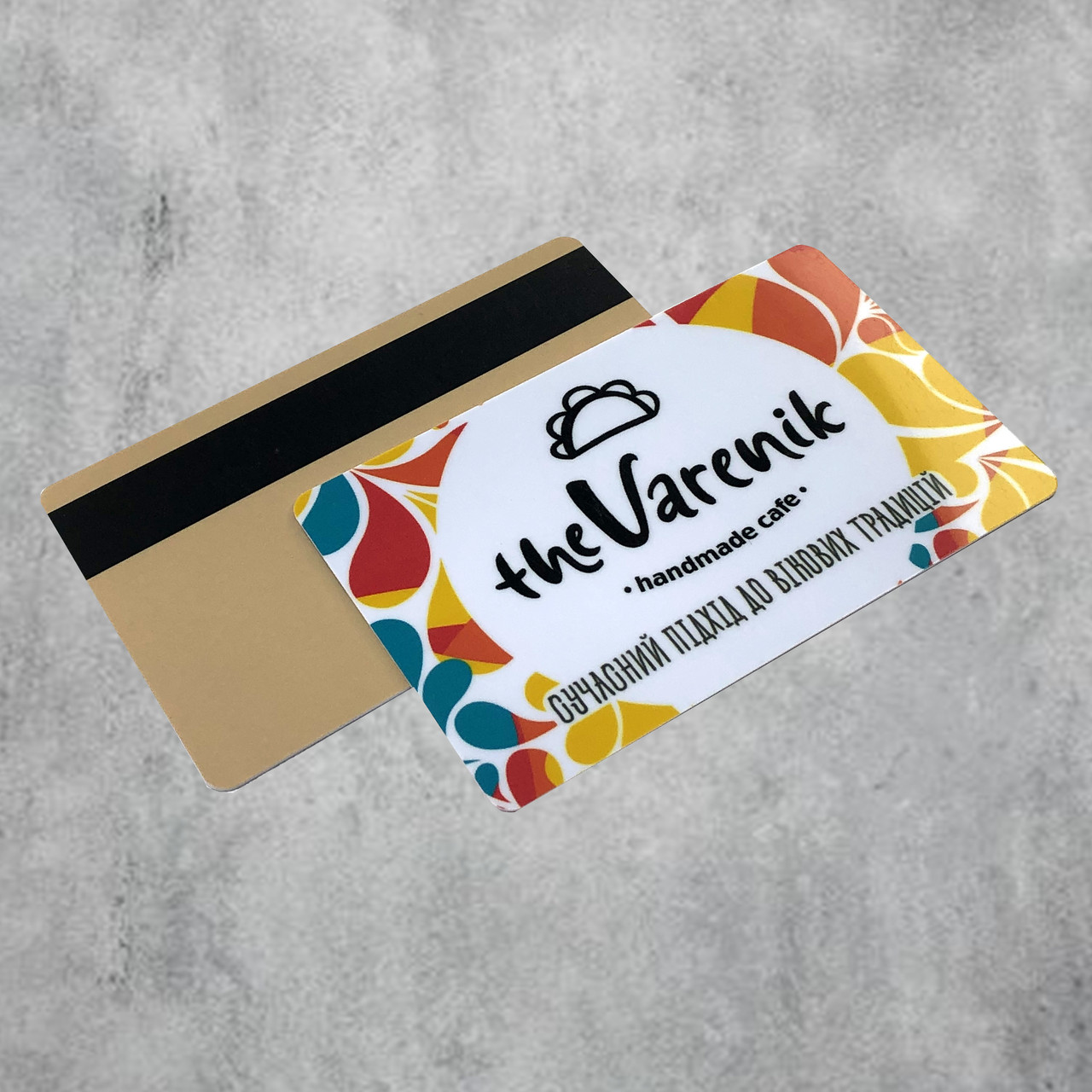 Пластикова картка з магнітною смугою, фото 1