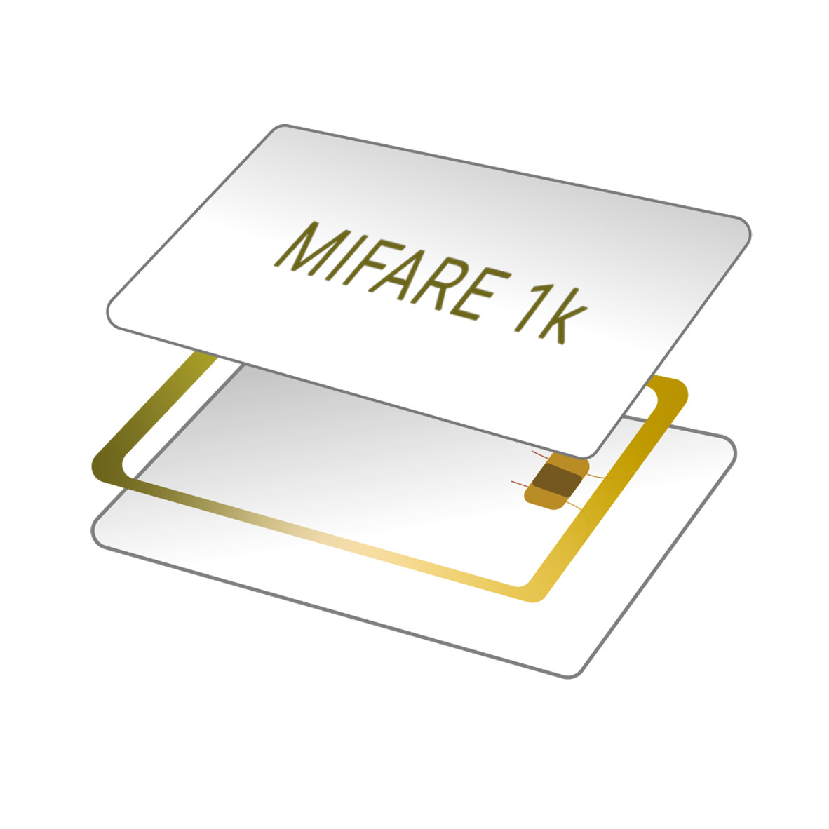 Смарт-карта Mifare 1К з повнокольоровим друком, фото 1