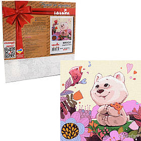 Картина за номерами Ідейка "Зачарований співом" 30x30 см (КНО4213)