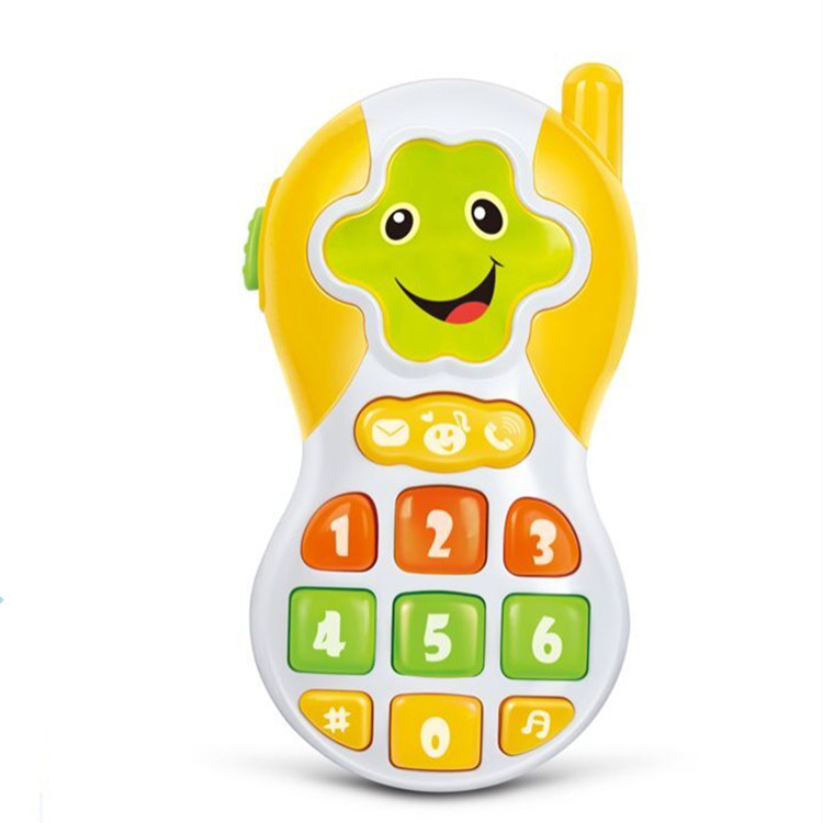 Дитяча інтерактивна іграшка розвиваючий музичний мобільний телефон D DWH-2260A (366-007) зі світлом та звуком