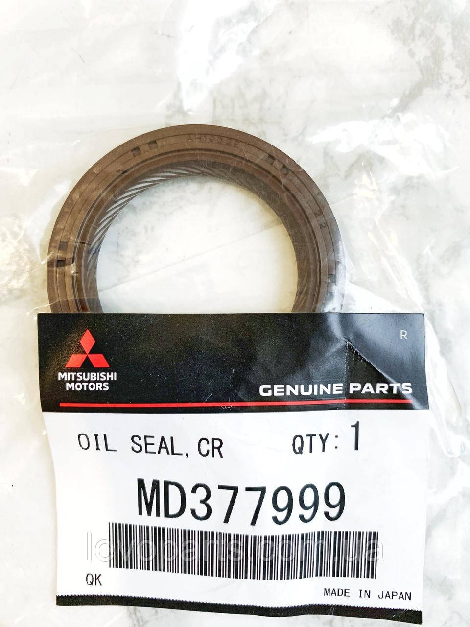 Сальник коленвала передний Mitsubishi Lancer IX (Міцубісі Лансер 9) 1.6 Оригінал Японія MD377999, фото 1