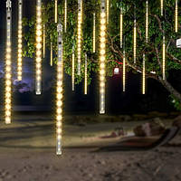 Світлодіодна гірлянда Метеоритний дощ.  Колір світла Теплий Білий  50см.