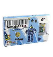 Магнитный конструктор на 136 деталей Magnetix Magnastix 136