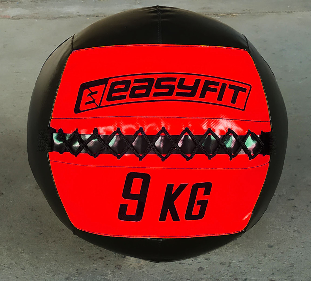 Медбол (волболл) Wall Ball 9 кг червоно-чорний
