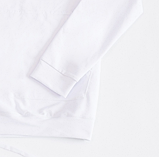 Біла чоловіча Толстовка чоловіча жіноча без лого Кофта з кишенею трикотажна утеплена Худі на флісі з капюшоном, фото 6