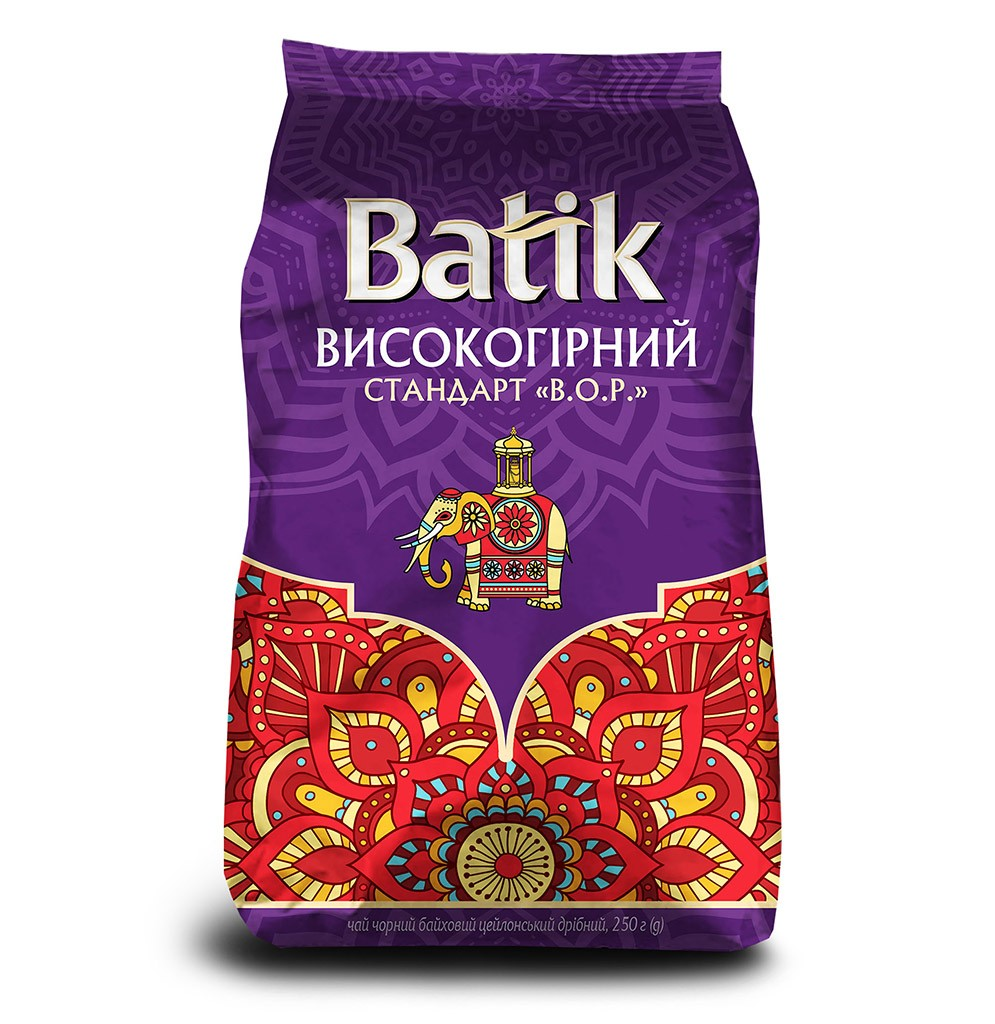 Чай Batik Високогірний чорний, 250 р, м/у