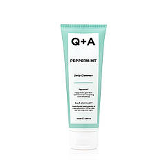 Очищувальний гель для обличчя з мятою Q+A Peppermint Daily Cleanser 125 мл