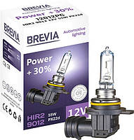 Brevia HIR2 9012 12V 55W PX22d Power +30% CP (10/200 шт.)