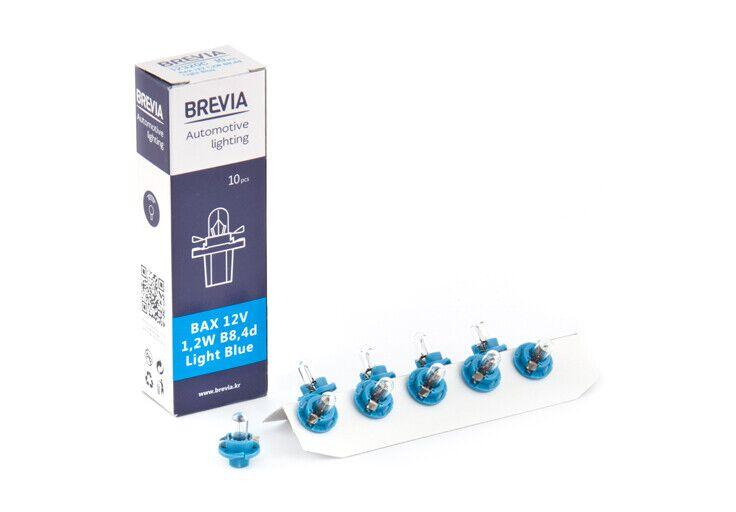 Brevia BAX 12 V 1.2W B8.4d Light Blue CP (10/200 шт.), фото 1