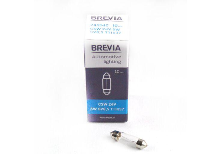 Brevia C5W 24V 5W SV8.5 T11x37 CP (10/200 шт.)