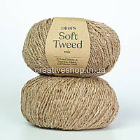 Пряжа Drops Soft Tweed (колір 04 cookie doughn/ тісто для печива)