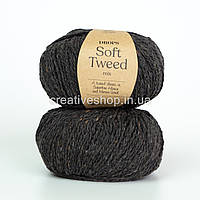 Пряжа Drops Soft Tweed (колір 09 raven/ворон)