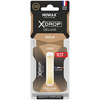 Ароматизатор целюлозний з капсулою Nowax серія X Drop Deluxe - Gold (25шт/ящ)