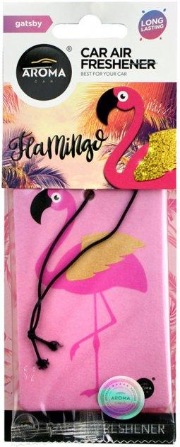 Ароматизатор Aroma Car Cellulose ANIMALS - Flamingo Gatsby (24шт.)
