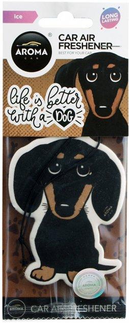 Ароматизатор Aroma Car Cellulose ANIMALS — Sausage Dog Ice (24 шт.), фото 1