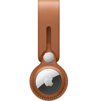 Шкіряний брелок Apple AirTag Leather Loop, Saddle Brown (MX4A2)