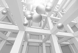 Фотообої Chameleon 3д геометрія 100х100 см