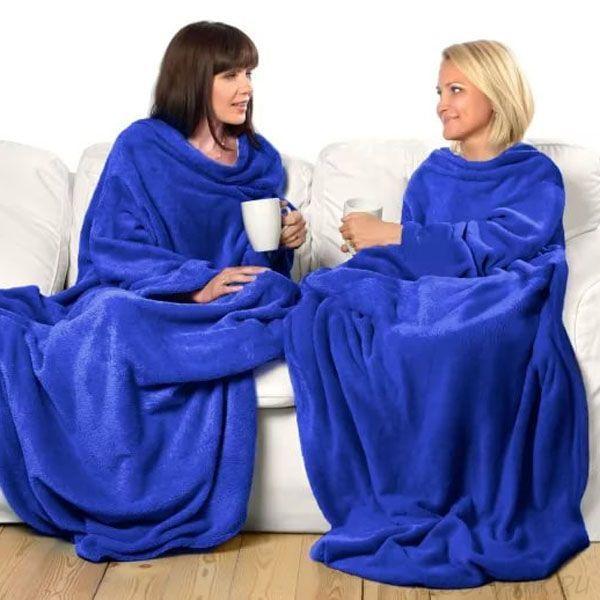 Одеяло-плед с рукавами Snuggle (Снагги) | теплый рукоплед | плед-халат - фото 2 - id-p1507868059