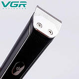 Машинка для стрижки VGR V-021, чорно-срібляста., фото 5