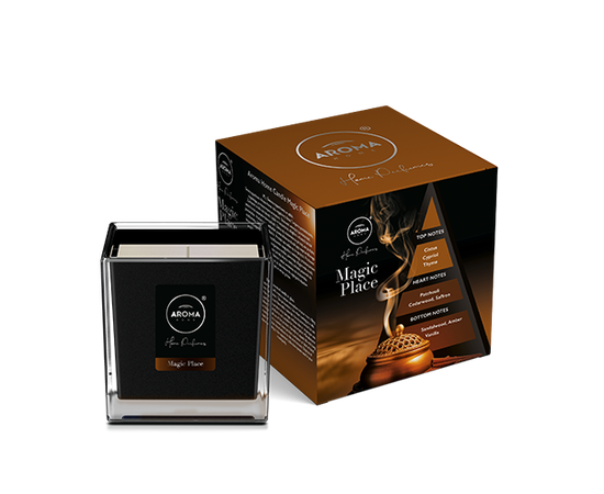 Ароматичні свічки Aroma Home Black Series Candles - Magic Place 155г, (6шт.)