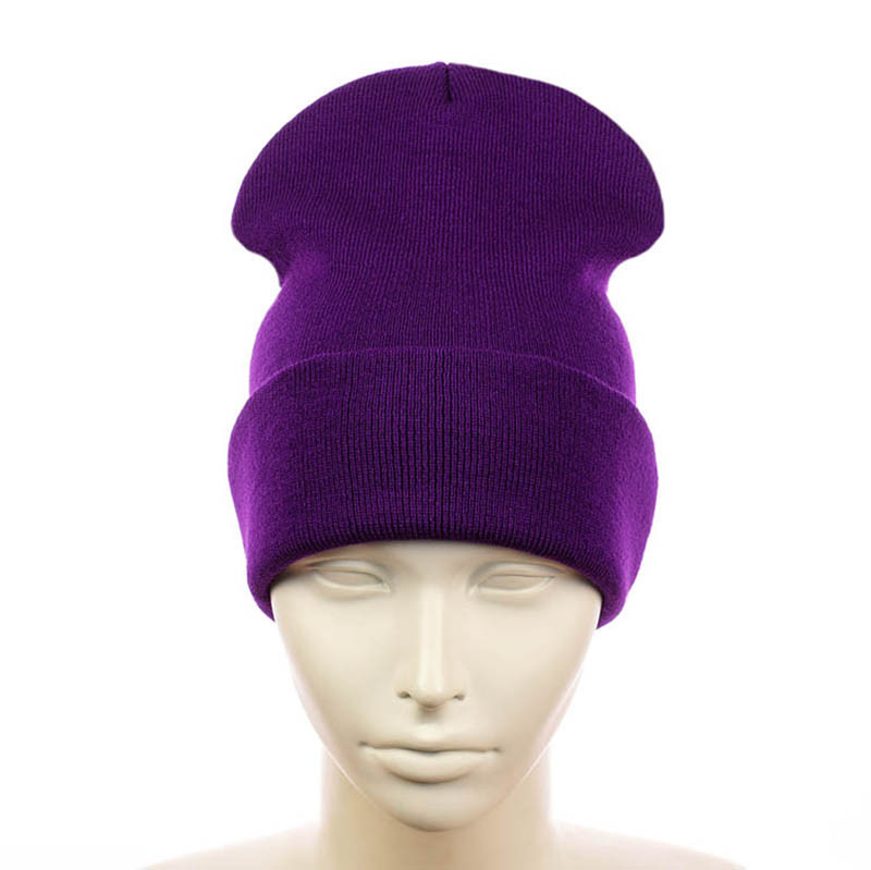 Молодіжна шапка "лопата" фіолетовий