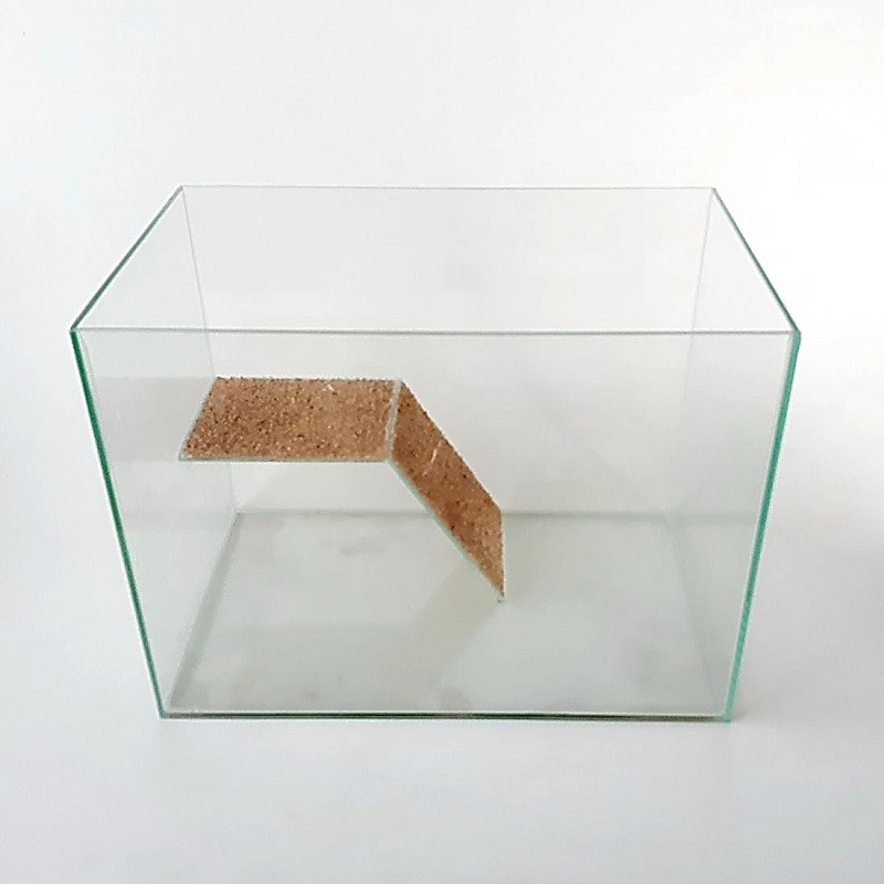 Прямокутний акваріум для черепах 40х25х25 см 25 л