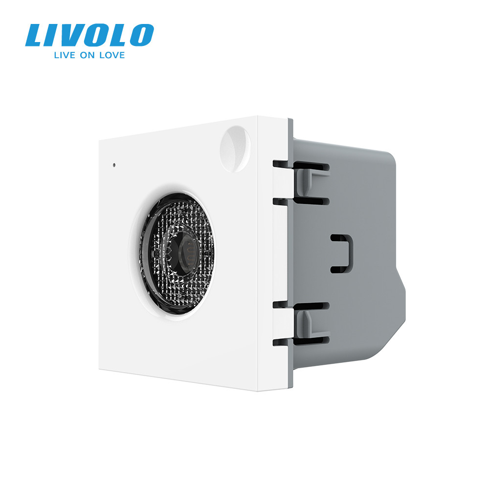 Розумний механізм датчик звуку та освітленості Livolo білий ZigBee (VL-FCJZ-2WP)