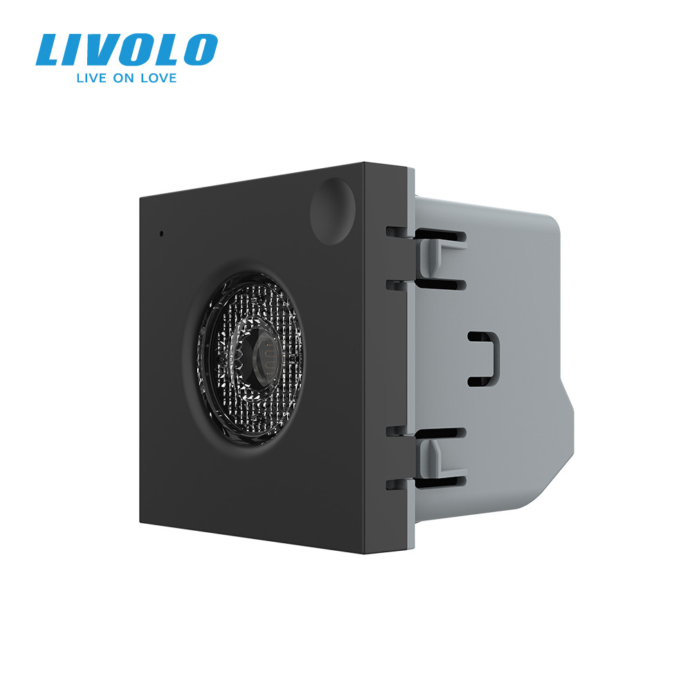 Розумний механізм датчик звуку та освітленості Livolo чорний ZigBee (VL-FCJZ-2BP)