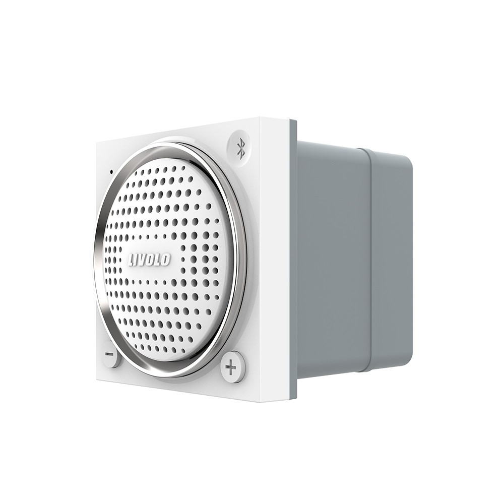 Механізм Bluetooth 5.0 колонка Livolo білий (VL-FCF-2WP)
