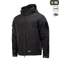Тактична куртка M-TAC SOFT SHELL З ПІДСТІБКОЮ BLACK
