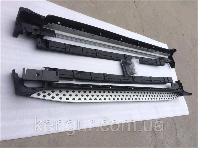 Бокові пороги (оригін. дизайн) Merсedes GL X164 2006-2012, фото 1