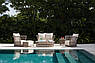 Диван двомісний зі штучного ротанга в білому кольорі Villa Skyline Design, фото 7