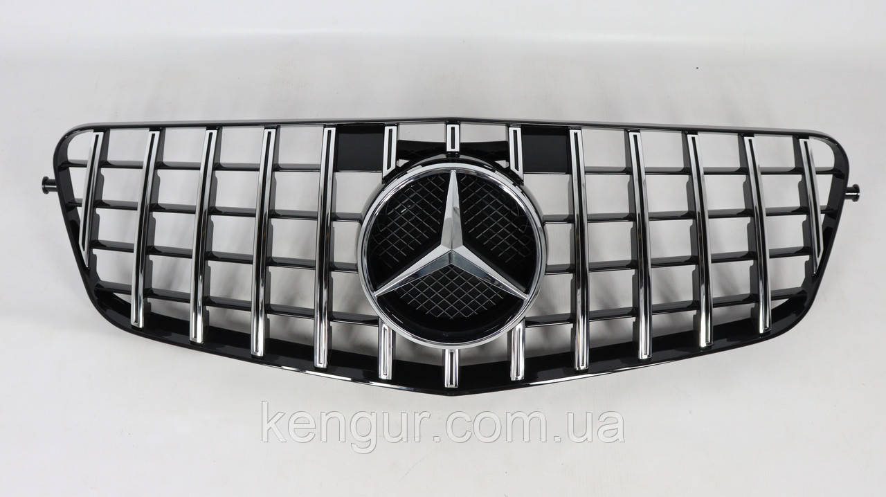 Решітка радіатора GT (black chromе) Mercedes W212 2009-2013, фото 1