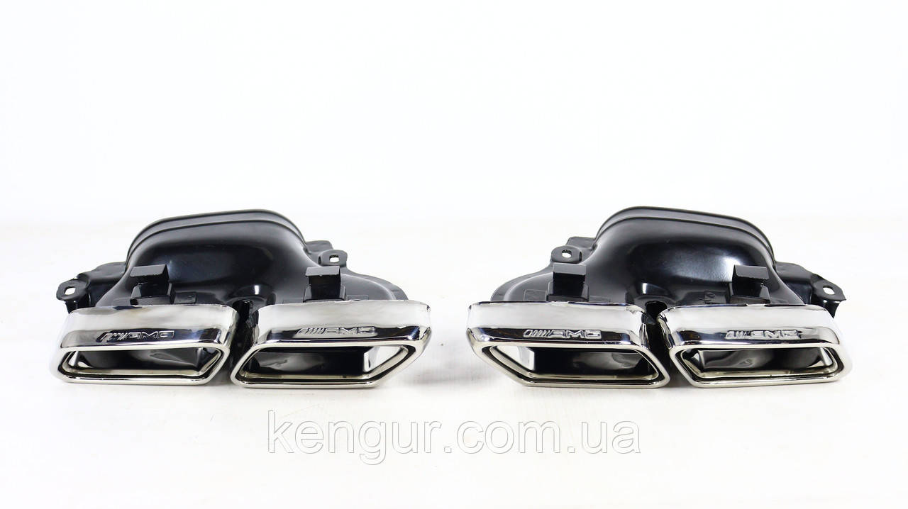 Насадки на вихлопні труби S63 Mercedes S-class W222 2013-2020, фото 1
