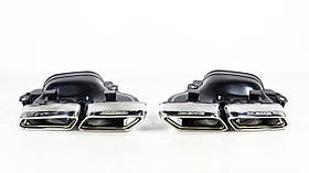 Насадки на вихлопні труби S63 Mercedes S-class W222 2013-2020