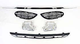 Комплект накладок + насадки (стиль Maybach) Mercedes S-class W222 2013-2020