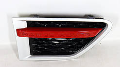 Жабри (сірі, чорна сітка, червона смужка Range Rover) Range Rover Sport 2009-2013