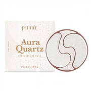 Гідрогелеві патчі для очей з протеїнами перлів і пудрою опала PETITFEE Aura Quartz 40 шт(850801)