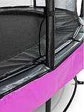 Батут EXIT Elegant Premium 366 cm purple з сіткою безпеки Deluxe для  дітей і дорослих, фото 3
