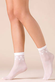 Шкарпетки Gabriella Bloom - білий