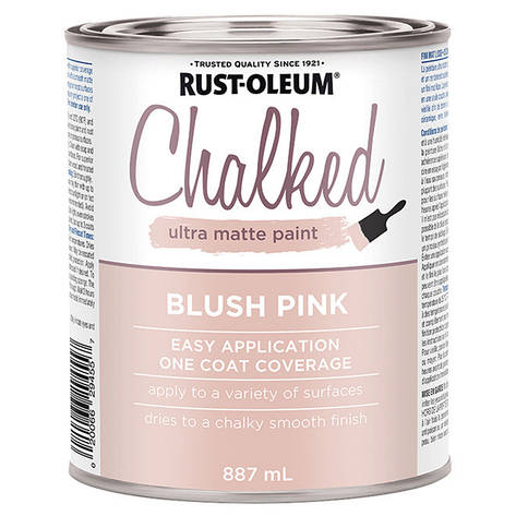 Крейдяна фарба Rust Oleum CHALKED рум'яно-рожева, фото 1