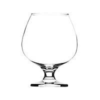 Круглий акваріум бокал об'ємом 6 л на прозорій ніжці