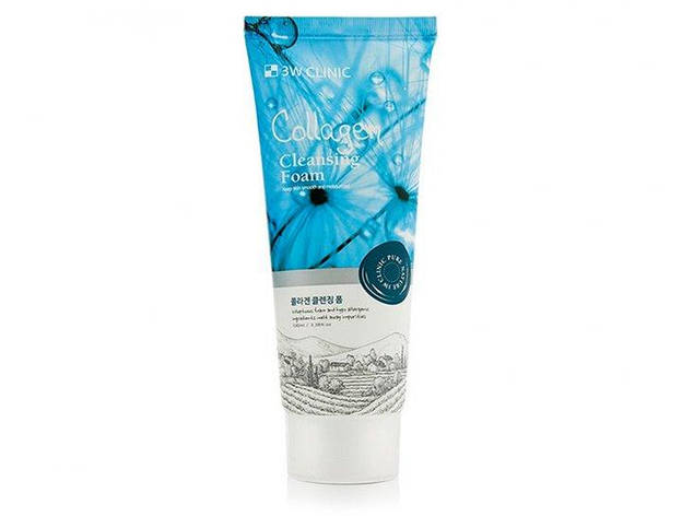 «3W Clinic» "Collagen Cleansing Foam" Пінка для обличчя з колагеном, 100 мл (774901), фото 1
